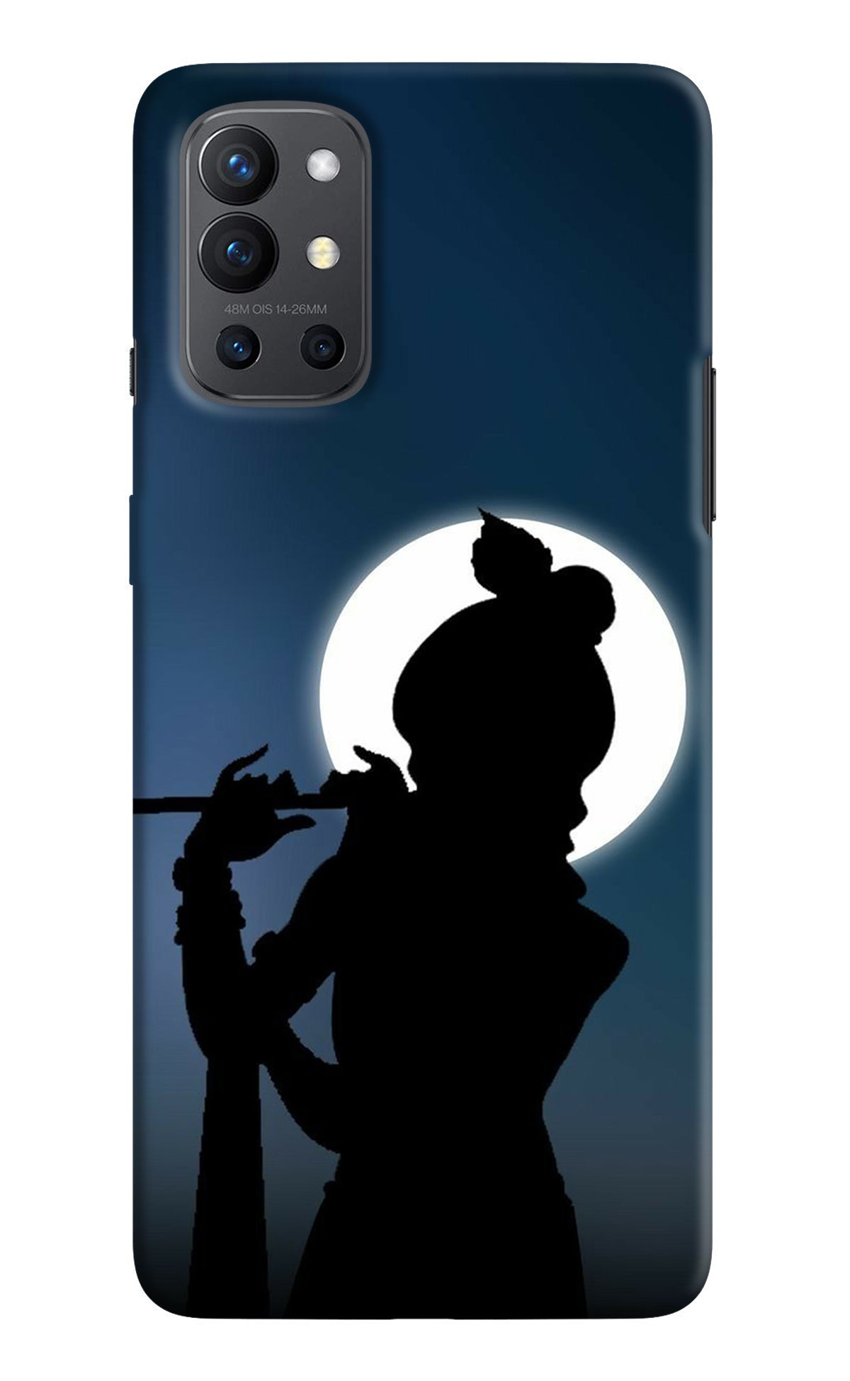 Shri Krishna Silhouette Oneplus 9R Back Cover