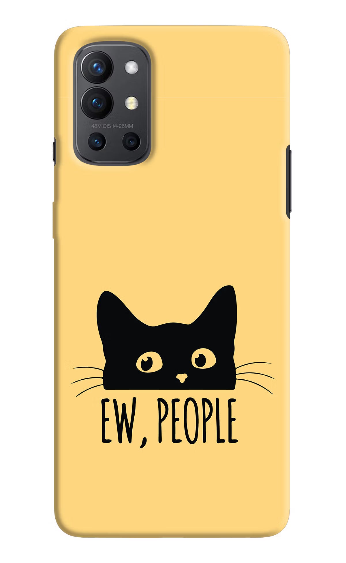 Ew People Catitude Oneplus 9R Hard Case Back Cover by Casekaro
