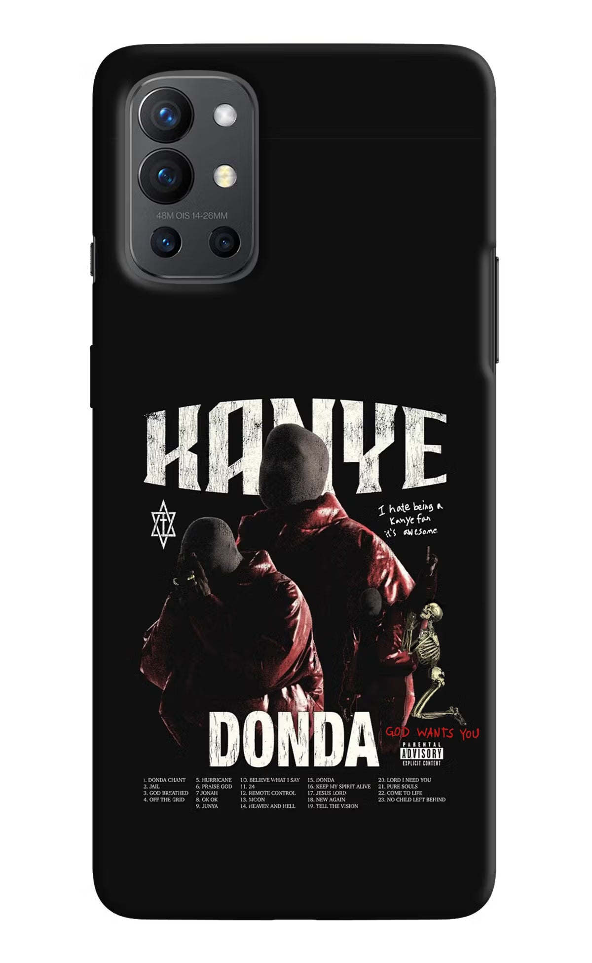 Donda Kanye West Oneplus 9R Hard Case Back Cover by Casekaro