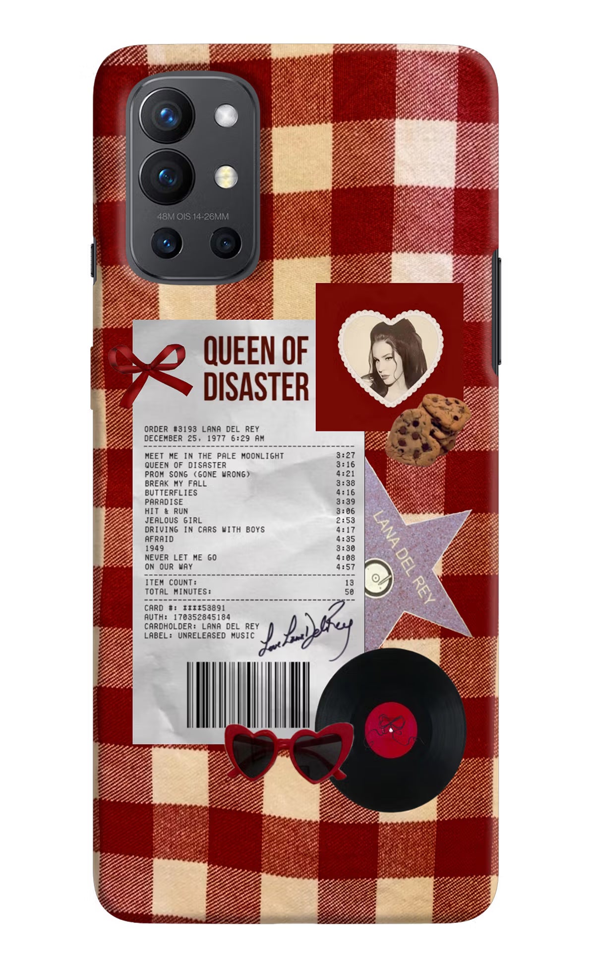 Queen of Disaster Oneplus 9R Hard Case Back Cover by Casekaro