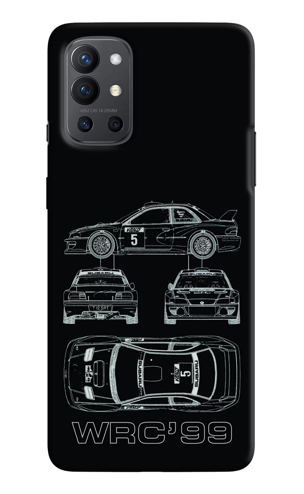 WRC'99 Oneplus 9R Hard Case Back Cover by Casekaro