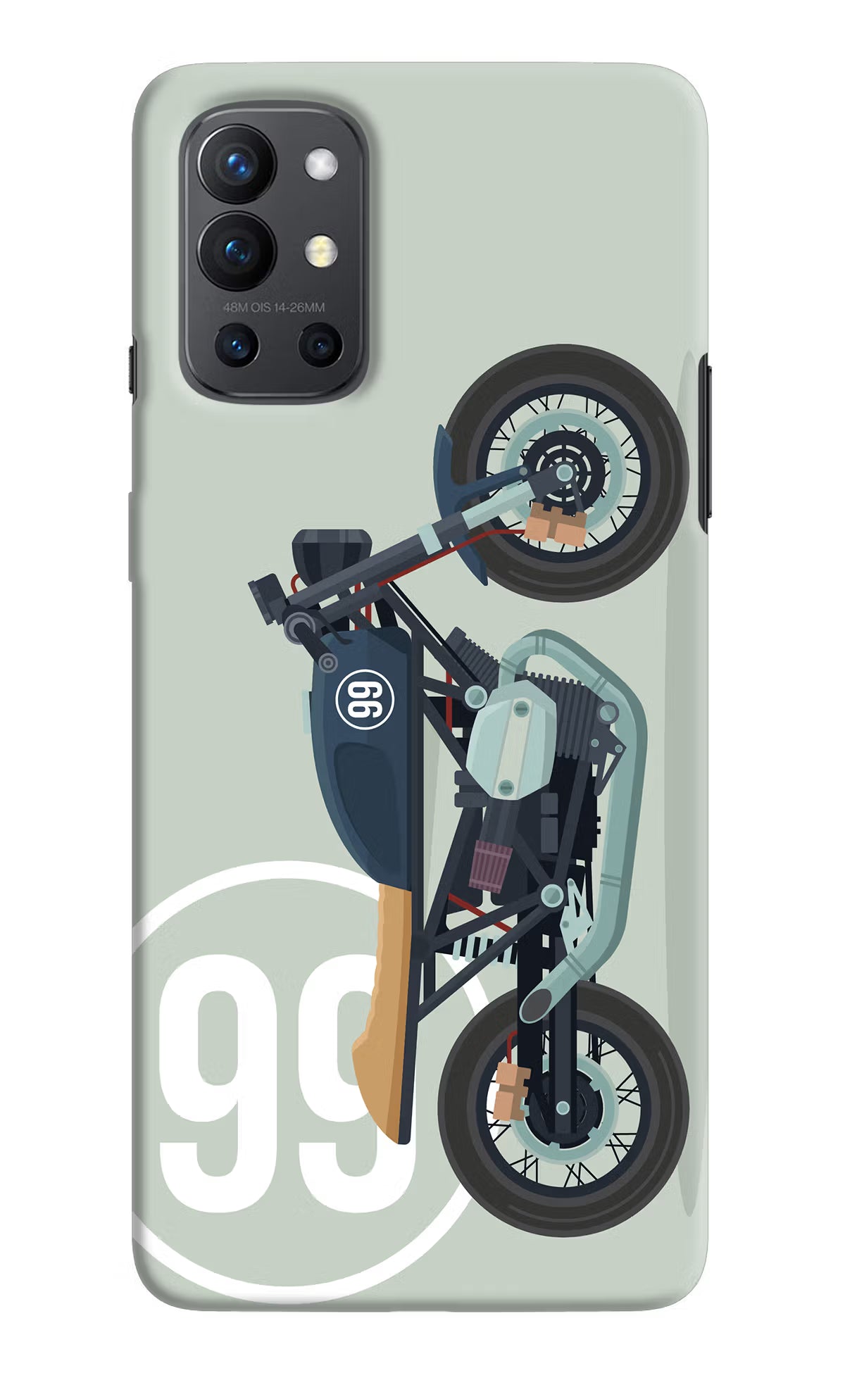 Classic Cafe Racer 99 Oneplus 9R Hard Case Back Cover by Casekaro