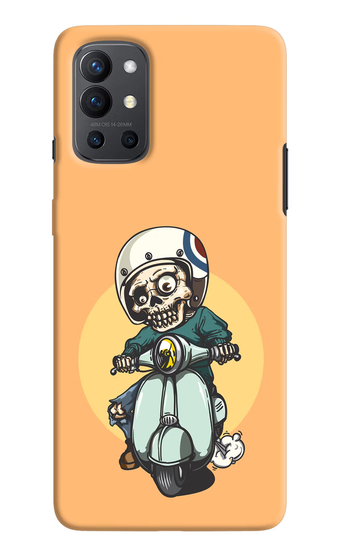 Undead Biker Oneplus 9R Hard Case Back Cover by Casekaro
