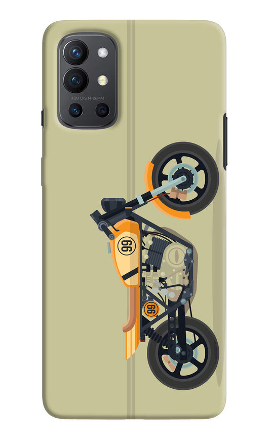 Vertical Speedster Oneplus 9R Hard Case Back Cover by Casekaro