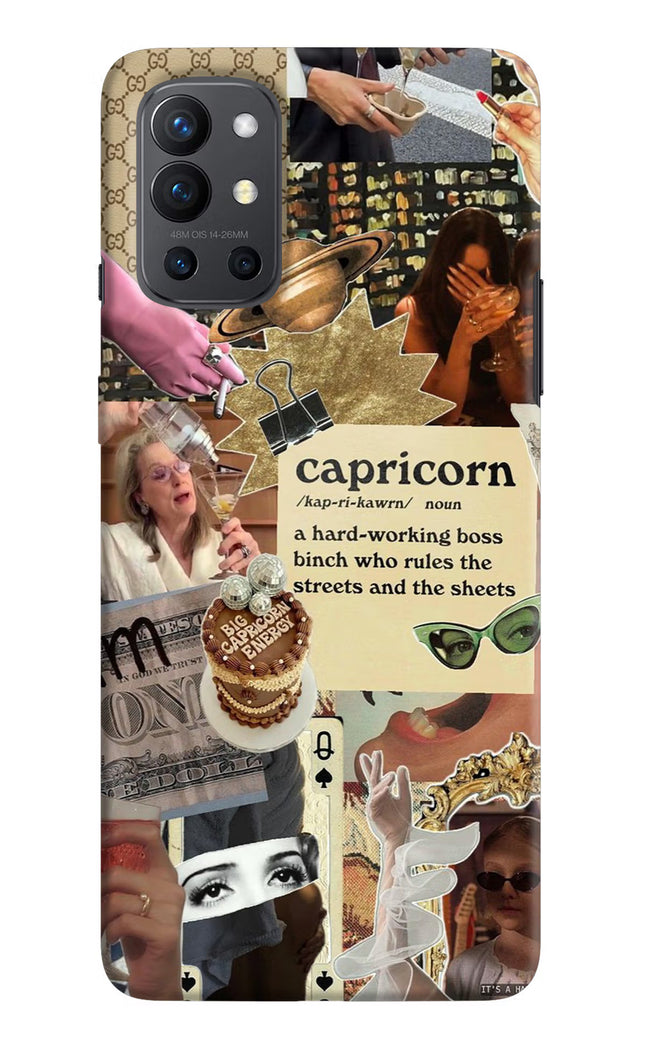 Capricorn Zodiac Oneplus 9R Hard Case Back Cover by Casekaro
