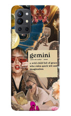 Gemini Zodiac Oneplus 9R Hard Case Back Cover by Casekaro