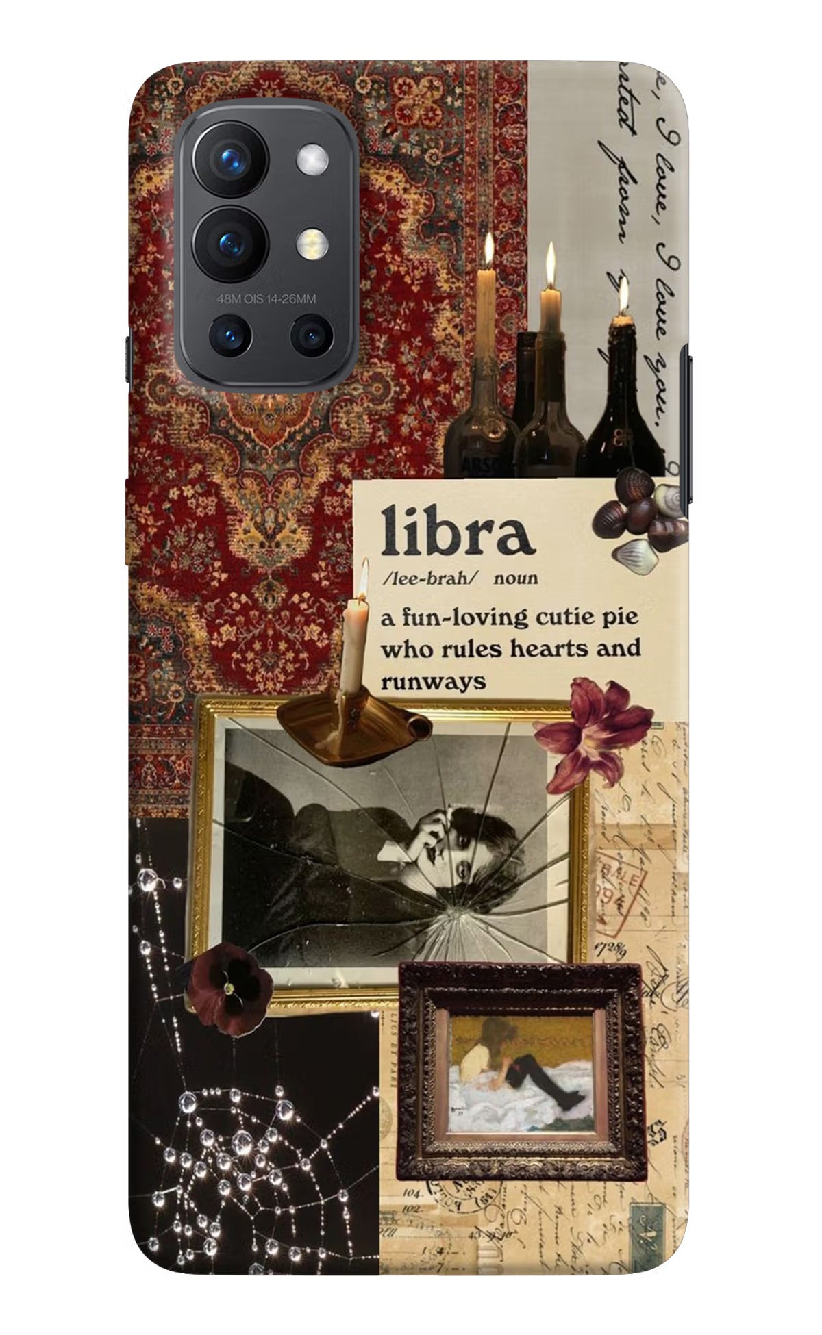 Libra Zodiac Oneplus 9R Hard Case Back Cover by Casekaro