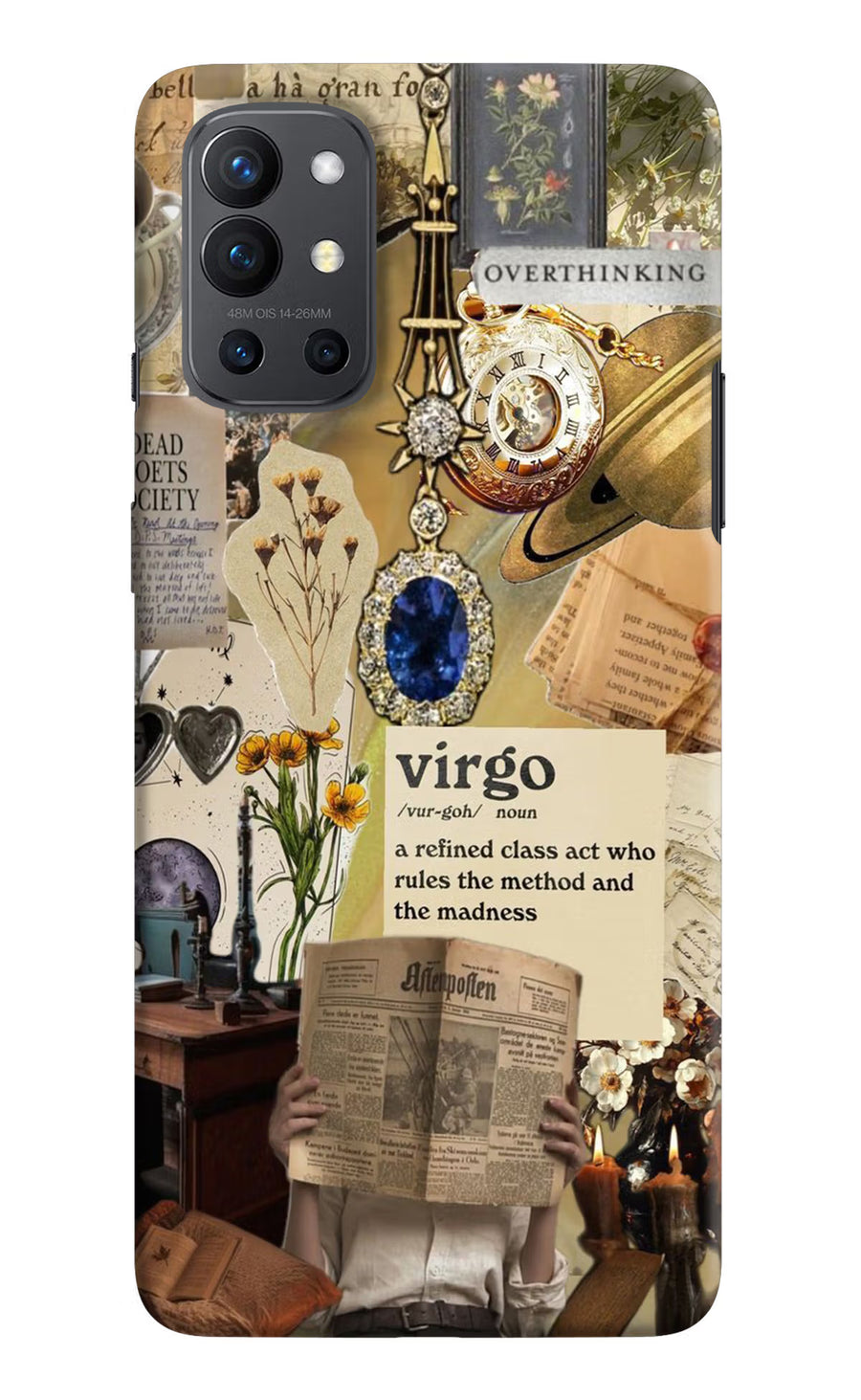 Virgo Zodiac Oneplus 9R Back Cover, Hard case