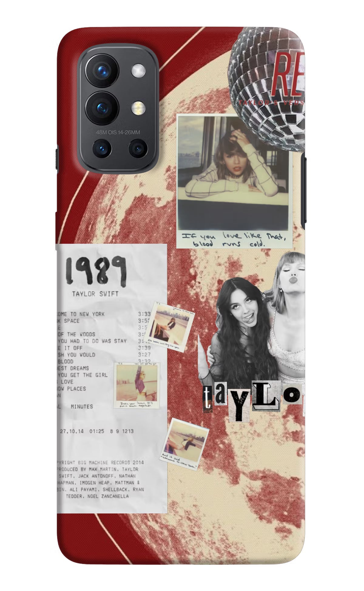 Taylor Swift Oneplus 9R Back Cover