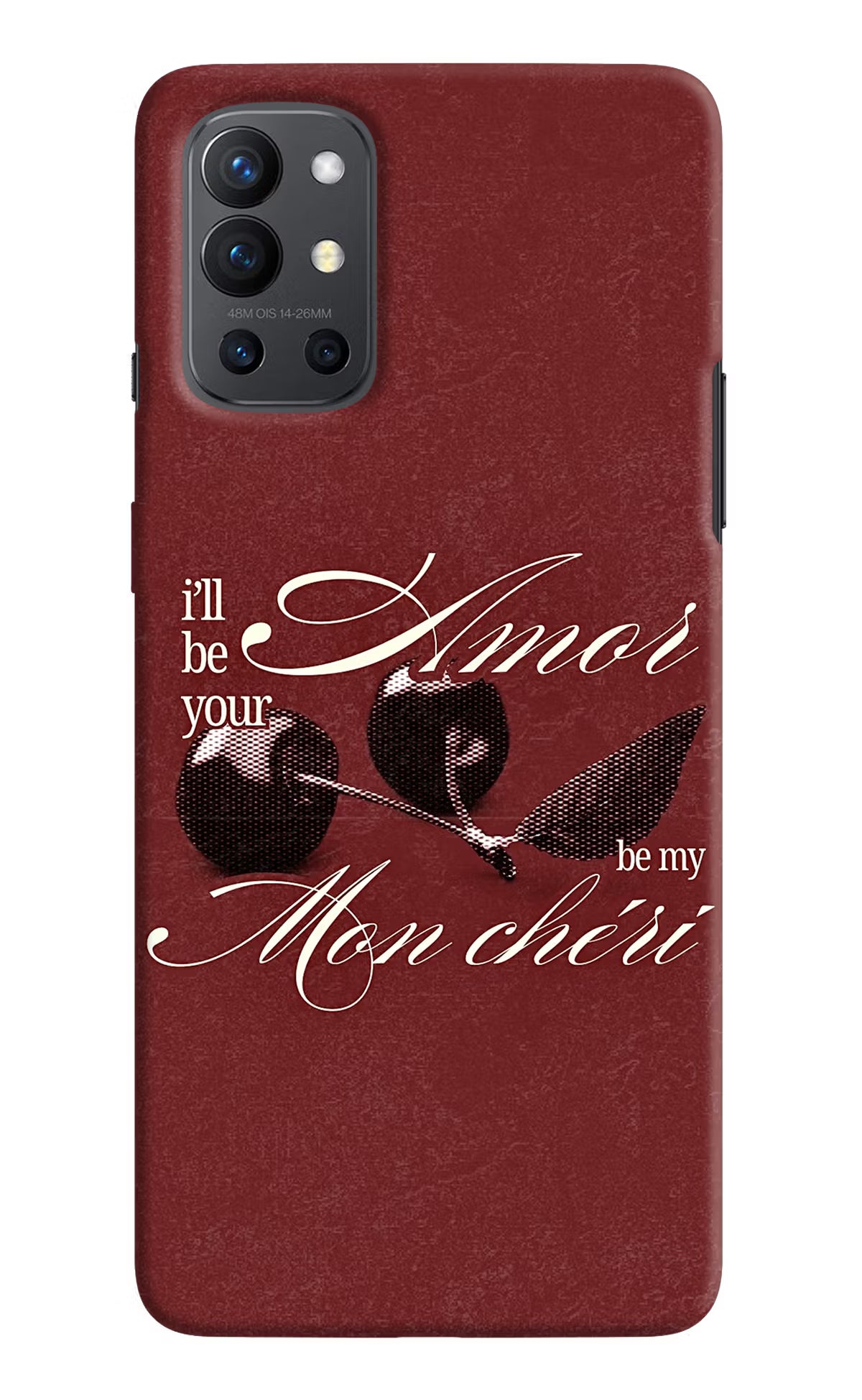 Velvet Cherry Oneplus 9R Back Cover