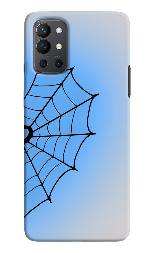 Blue Web Oneplus 9R Hard Case Back Cover by Casekaro