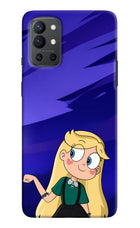 Star Glow Oneplus 9R Hard Case Back Cover by Casekaro