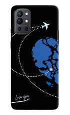 Love Orbit Oneplus 9R Hard Case Back Cover by Casekaro