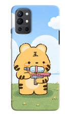 Tiger Treat Oneplus 9R Hard Case Back Cover by Casekaro