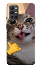 Silly Cat Call Oneplus 9R Hard Case Back Cover by Casekaro