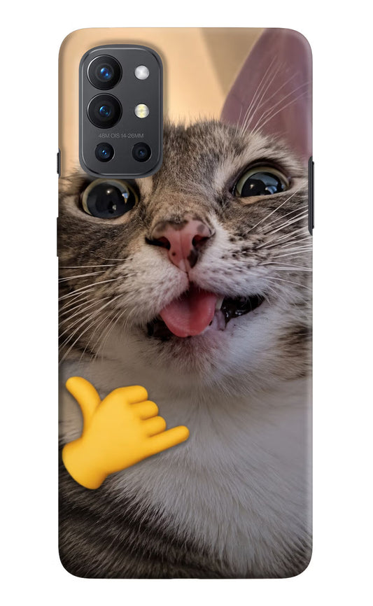 Silly Cat Call Oneplus 9R Hard Case Back Cover by Casekaro