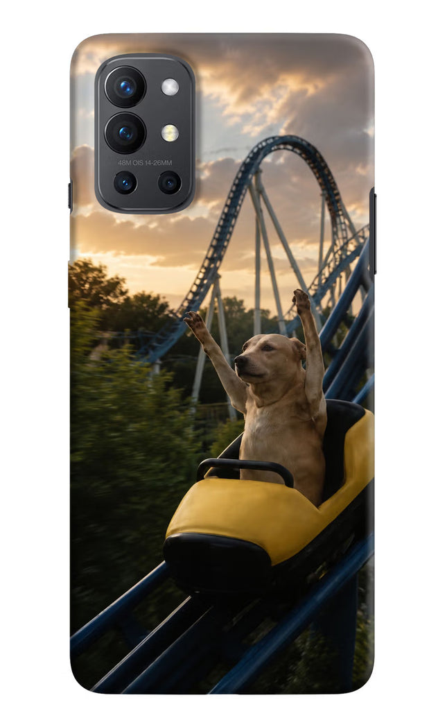 Rollercoaster Dog Oneplus 9R Hard Case Back Cover by Casekaro