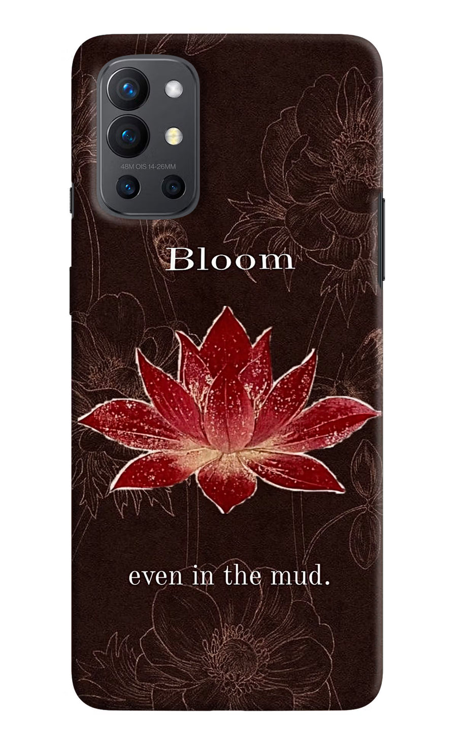 Bloom Oneplus 9R Back Cover, Hard case