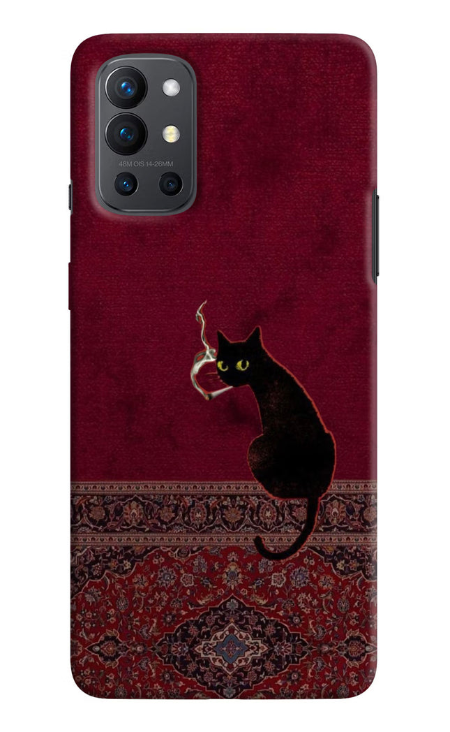 Midnight Cat Oneplus 9R Hard Case Back Cover by Casekaro
