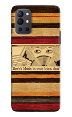 Vinyl Stripes Oneplus 9R Back Cover