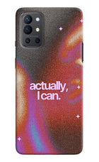 Pink Aura Oneplus 9R Hard Case Back Cover by Casekaro