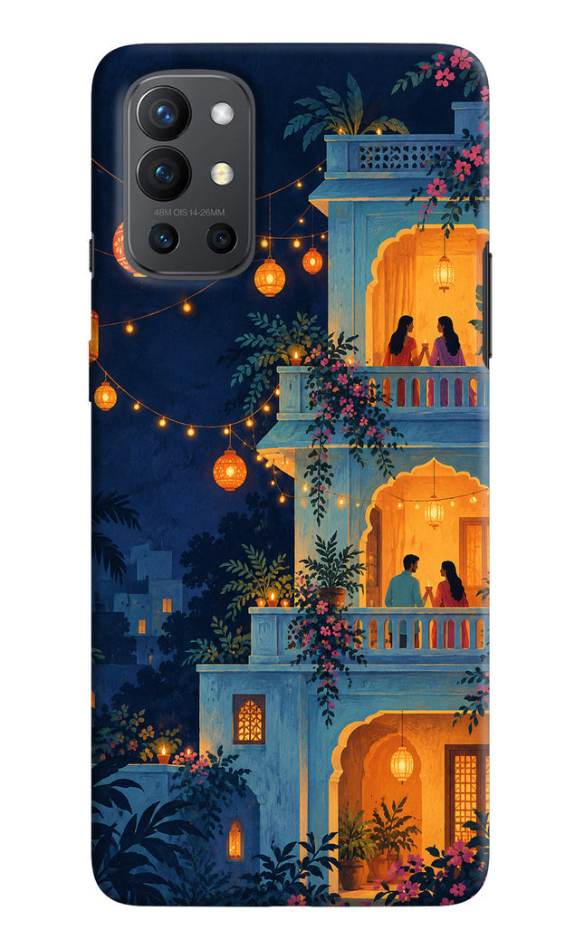Balcony Glow Oneplus 9R Hard Case Back Cover by Casekaro