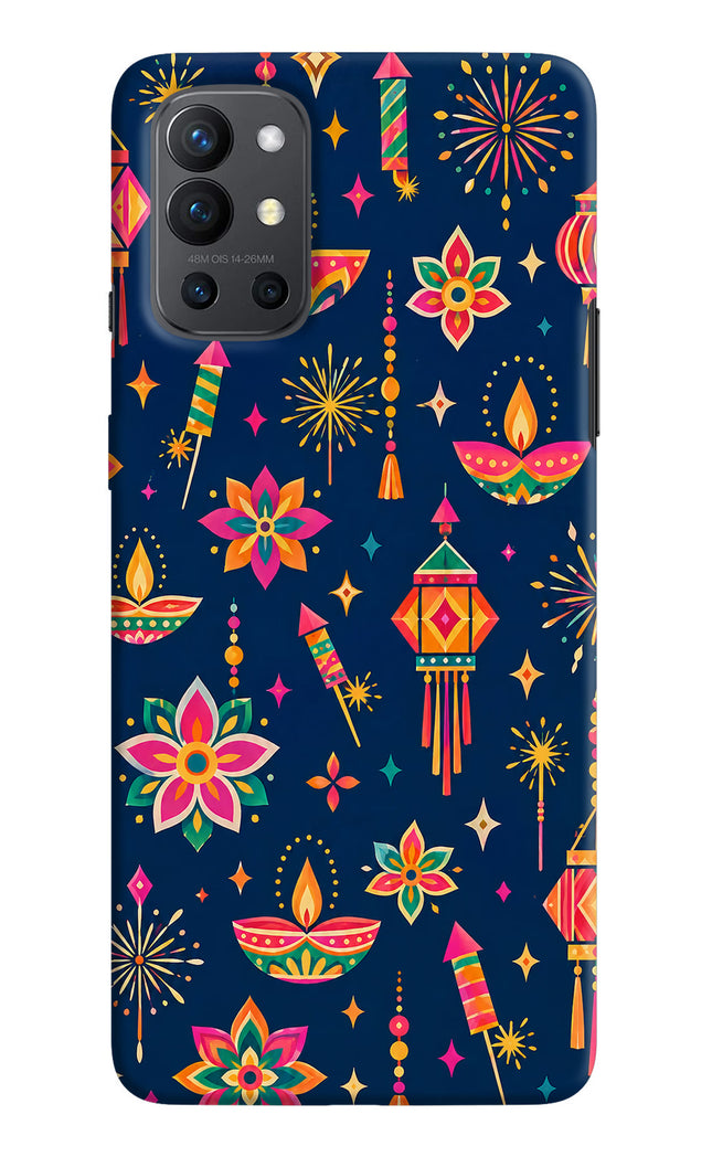 Festive Pop Oneplus 9R Hard Case Back Cover by Casekaro