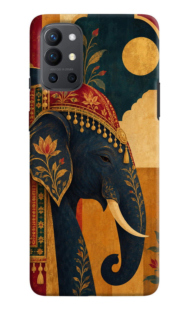 Royal Elephant Oneplus 9R Hard Case Back Cover by Casekaro