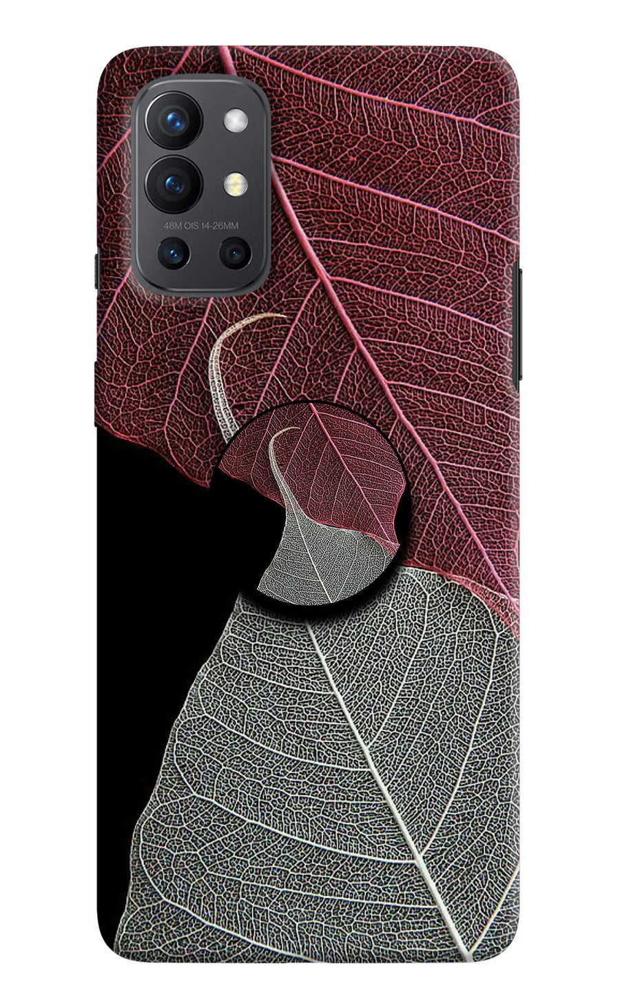 Leaf Pattern Oneplus 9R Pop Case, Hard case