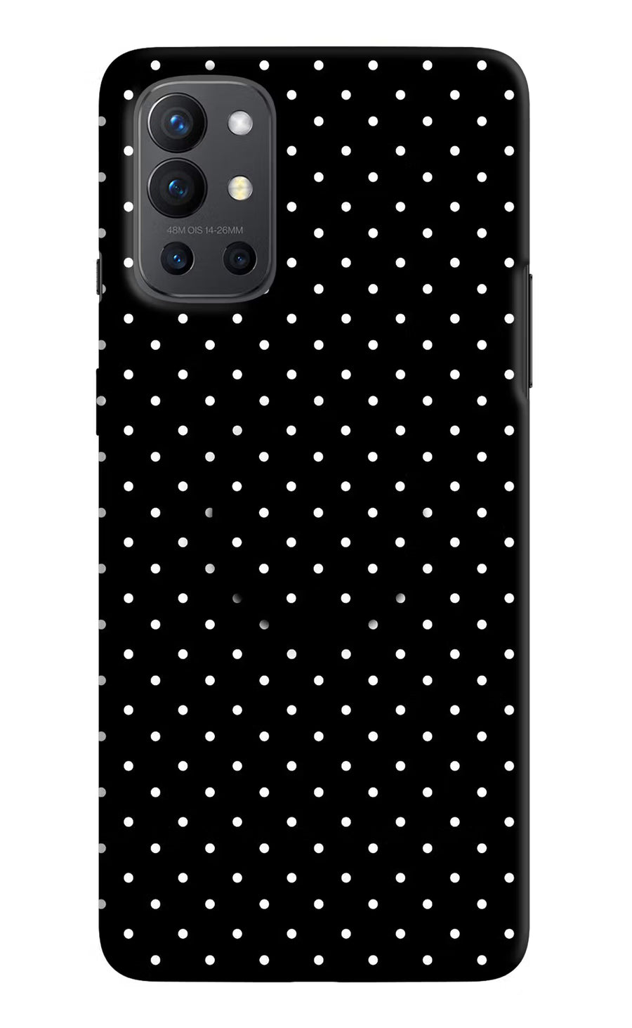 White Dots Oneplus 9R Pop Case, Hard case