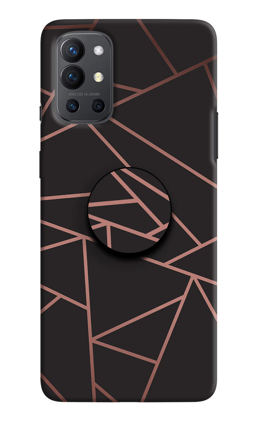 Geometric Pattern Oneplus 9R Pop Case, Hard case