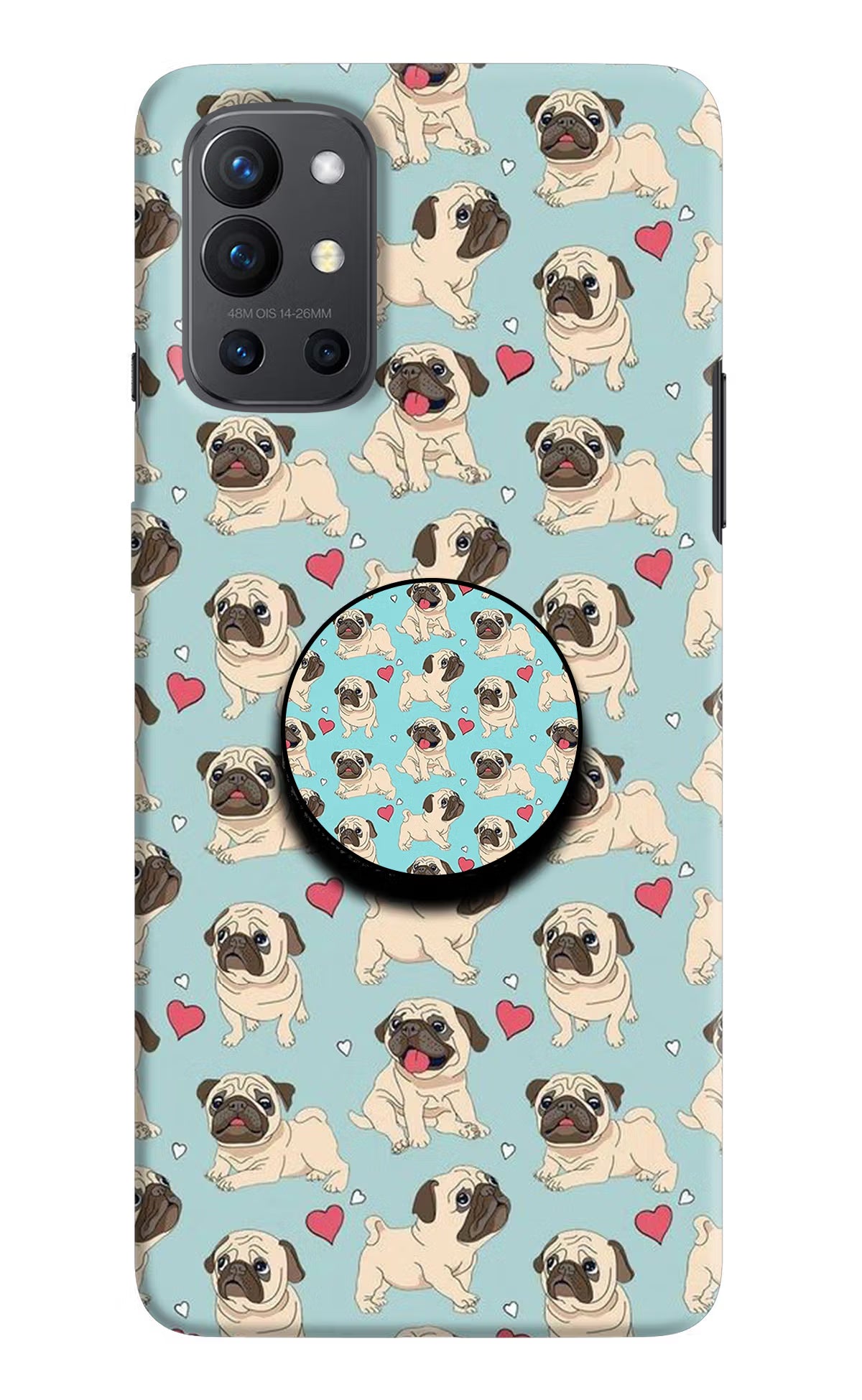 Pug Dog Oneplus 9R Pop Case by Casekaro