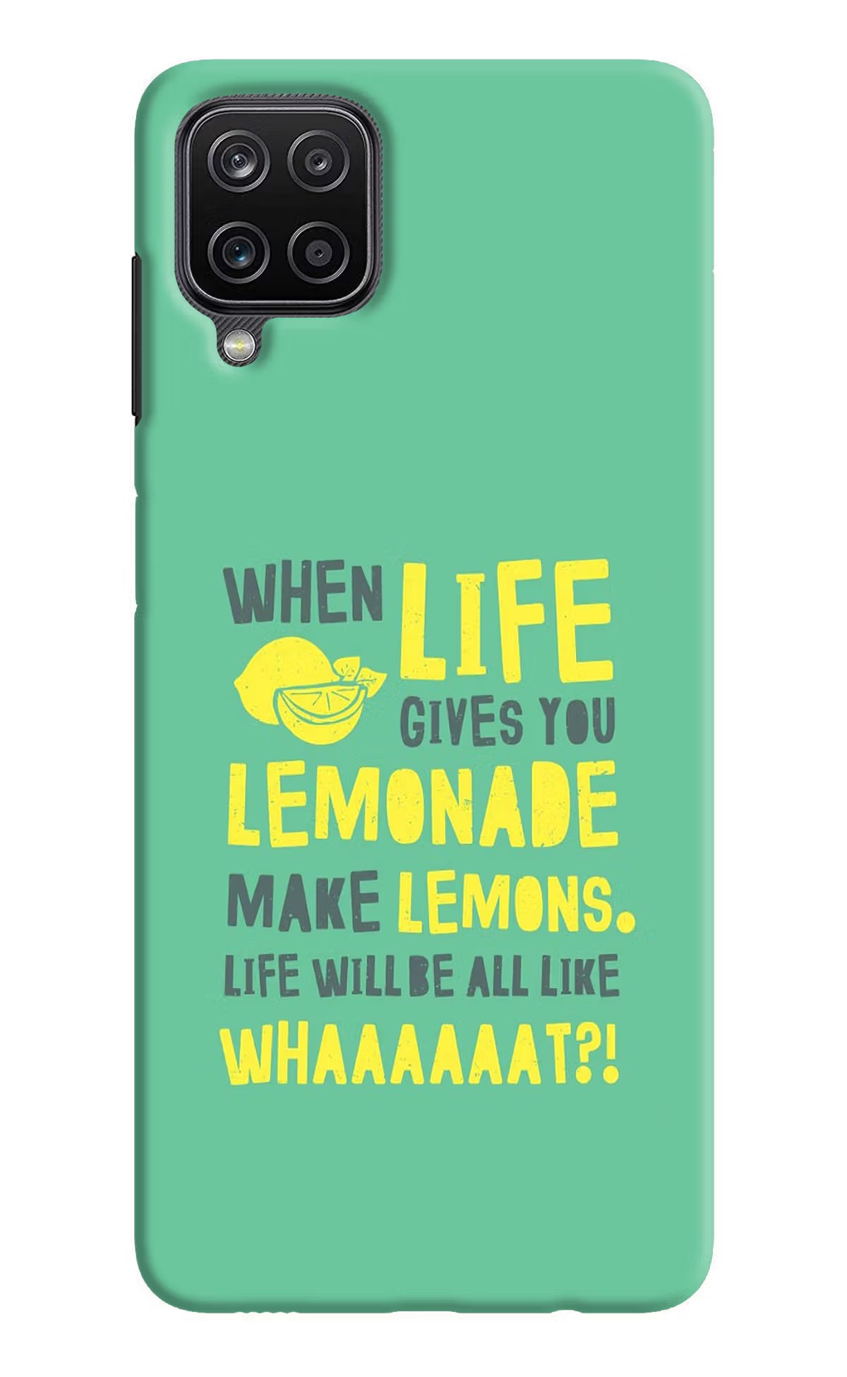 Quote Samsung M12/F12 Hard Case Back Cover by Casekaro