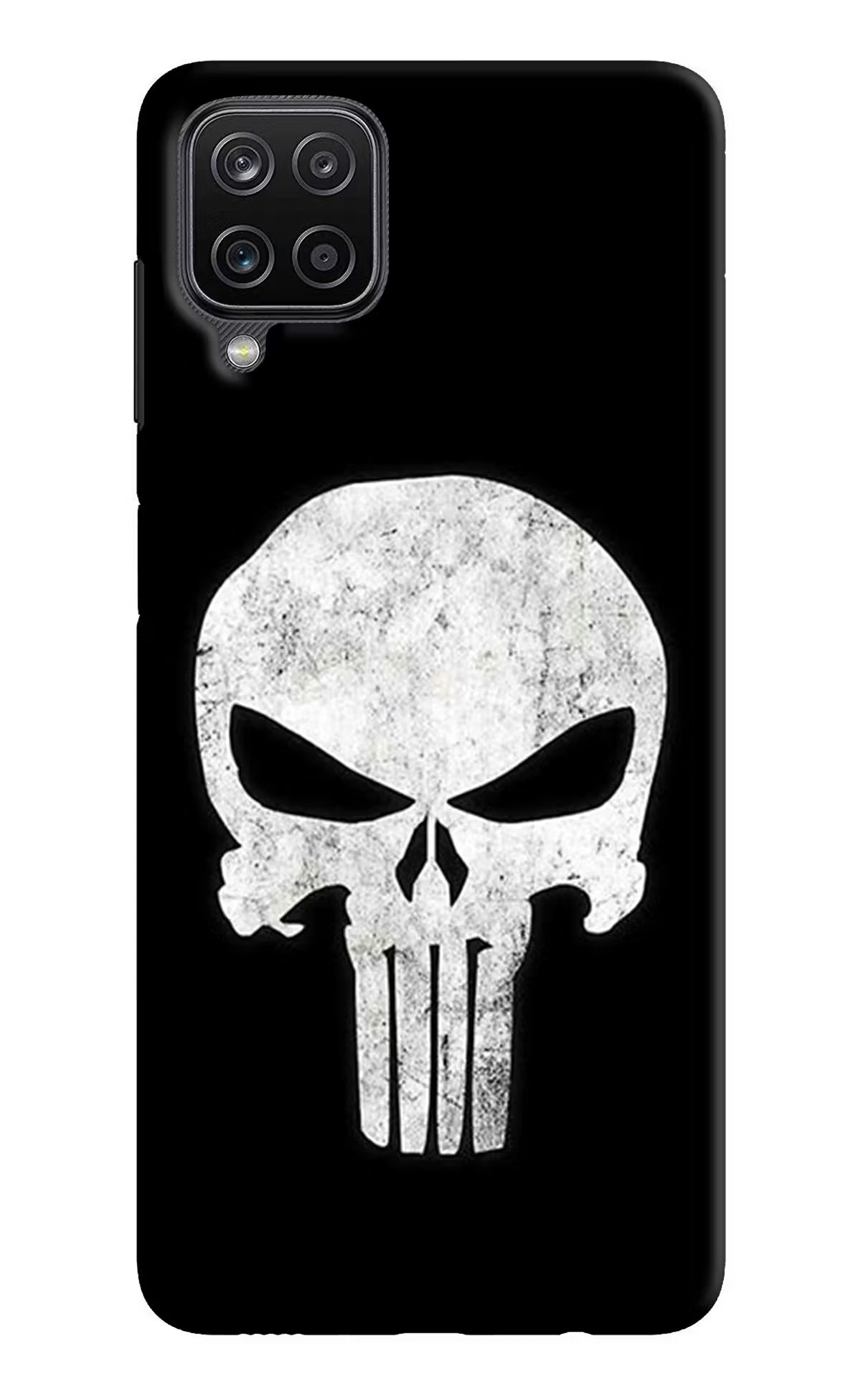 Punisher Skull Samsung M12/F12 Hard Case Back Cover by Casekaro