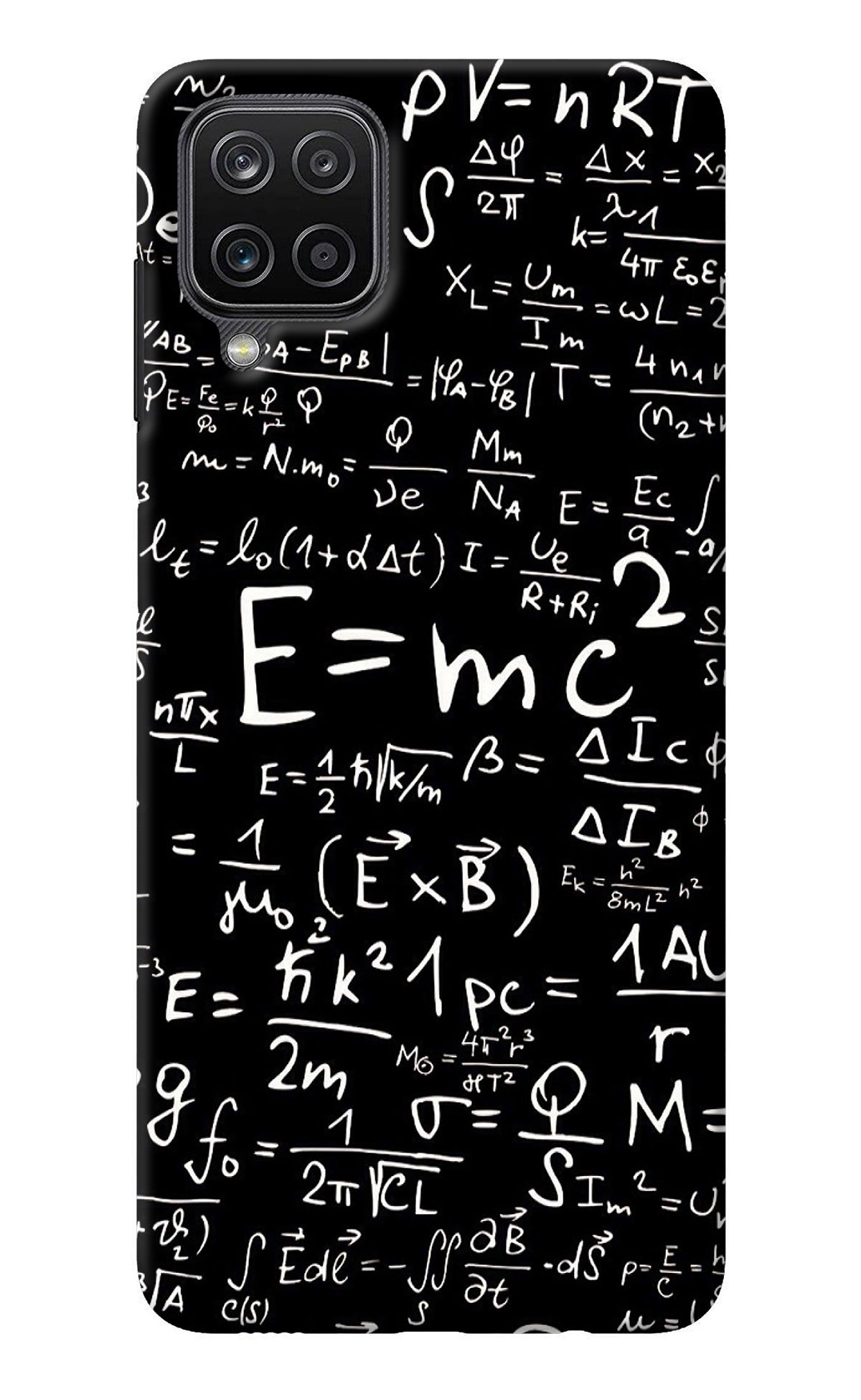 Physics Albert Einstein Formula Samsung M12/F12 Back Cover