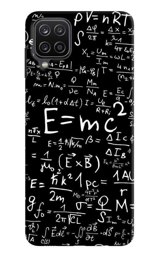 Physics Formula Samsung M12/F12 Hard Case Back Cover by Casekaro