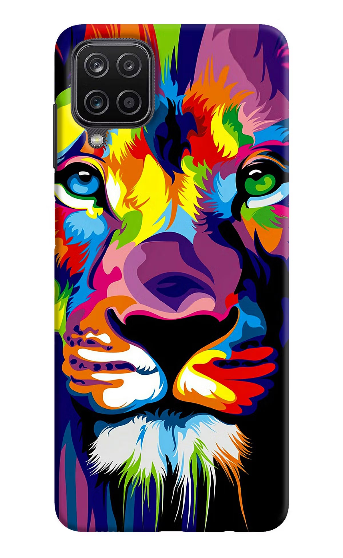 Lion Samsung M12/F12 Hard Case Back Cover by Casekaro