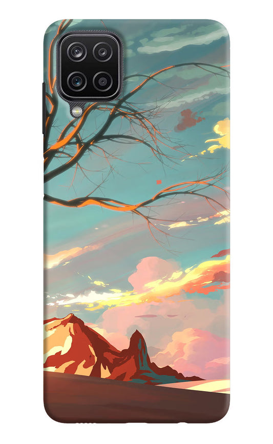 Scenery Samsung M12/F12 Hard Case Back Cover by Casekaro