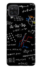 Mathematics Formula Samsung M12/F12 Hard Case Back Cover by Casekaro