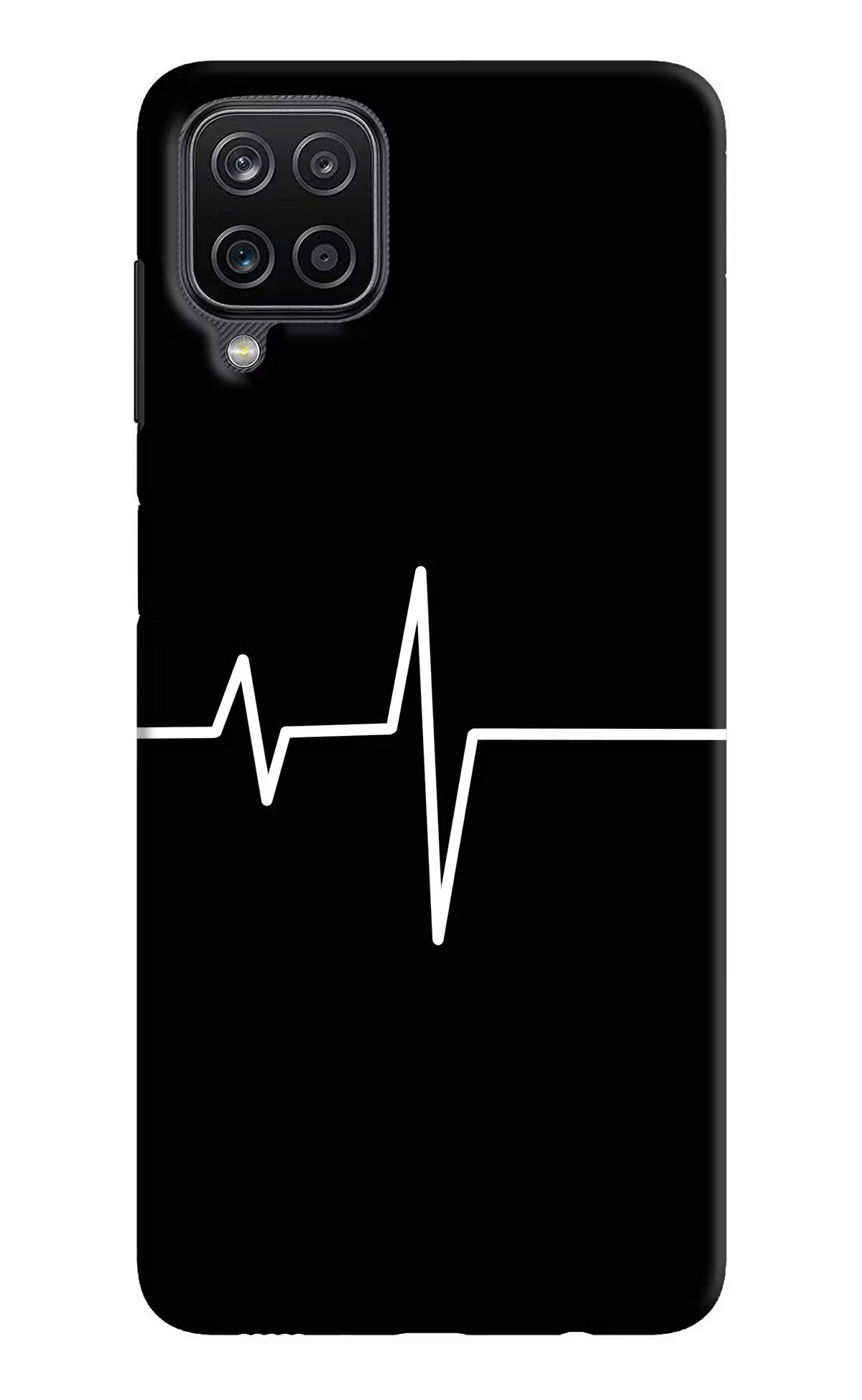 Heart Beats Samsung M12/F12 Hard Case Back Cover by Casekaro