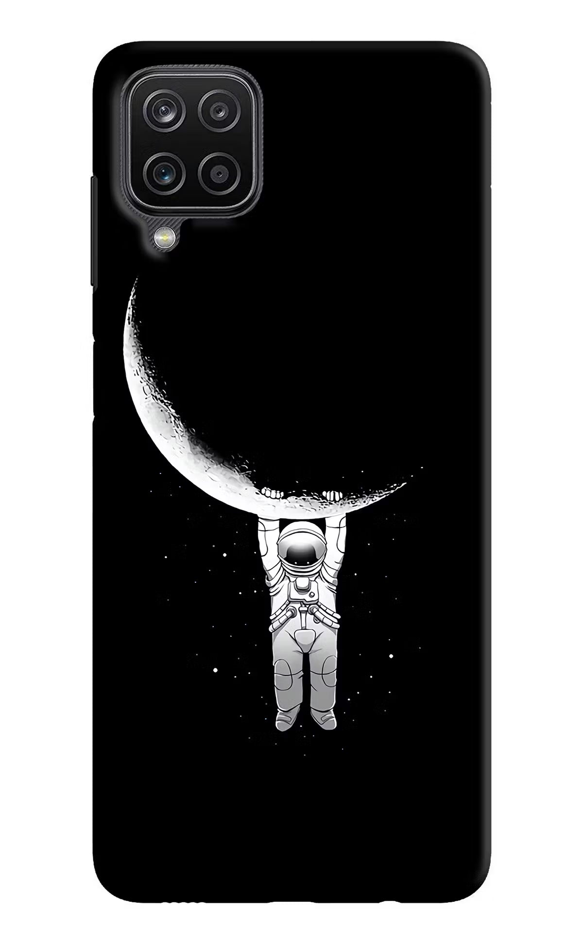 Moon Space Samsung M12/F12 Hard Case Back Cover by Casekaro