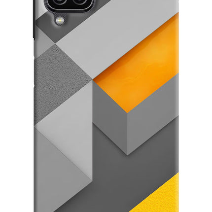Abstract Samsung M12/F12 Hard Case Back Cover by Casekaro