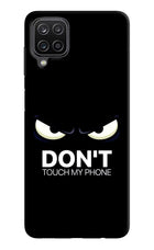 Don'T Touch My Phone Samsung M12/F12 Hard Case Back Cover by Casekaro