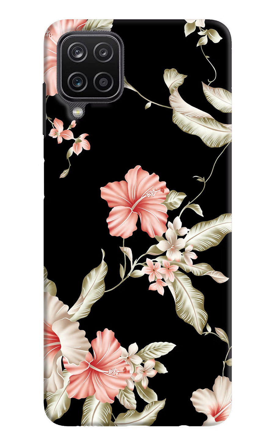 Flowers Samsung M12/F12 Back Cover, Hard case