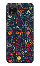 Geometric Abstract Samsung M12/F12 Hard Case Back Cover by Casekaro