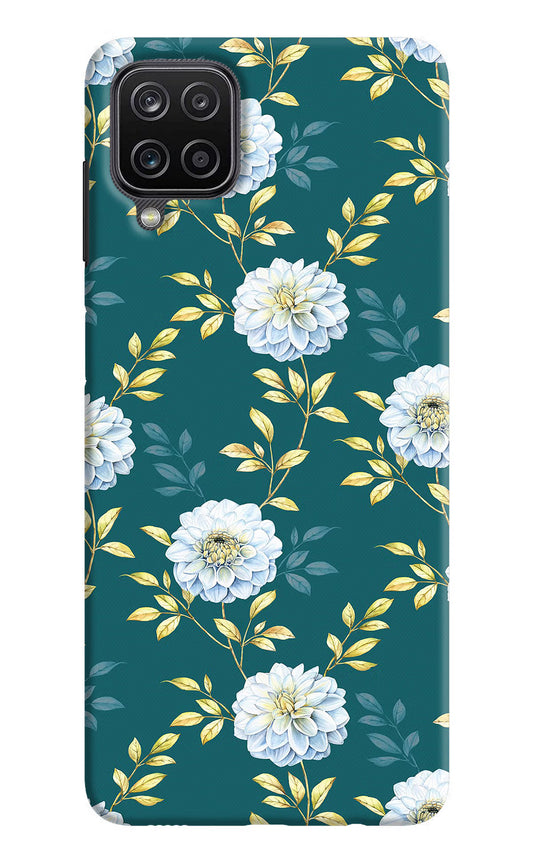 Flowers Samsung M12/F12 Hard Case Back Cover by Casekaro