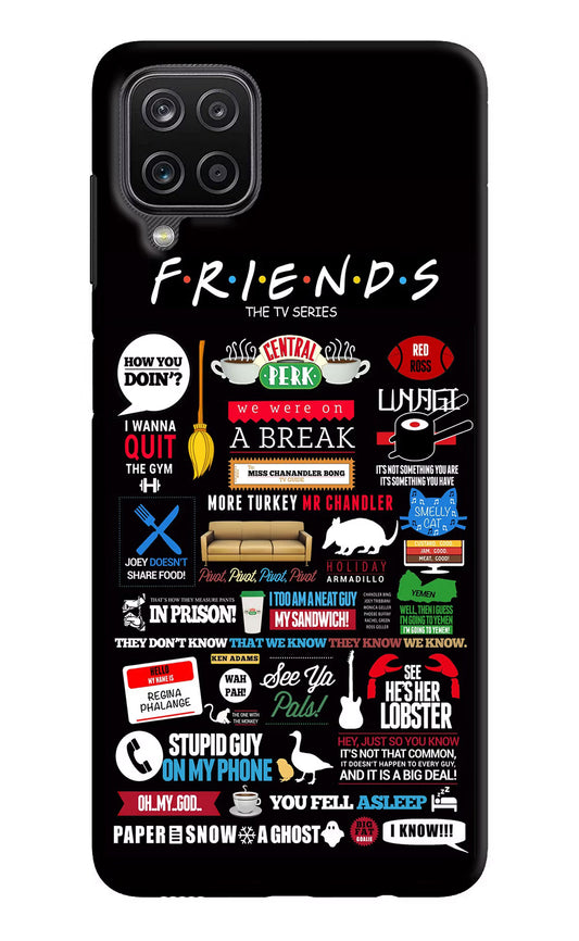 FRIENDS Samsung M12/F12 Hard Case Back Cover by Casekaro