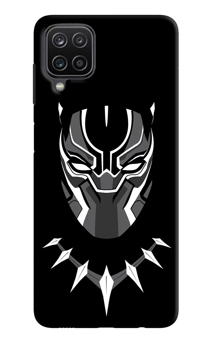 Black Panther Samsung M12/F12 Back Cover, Hard case