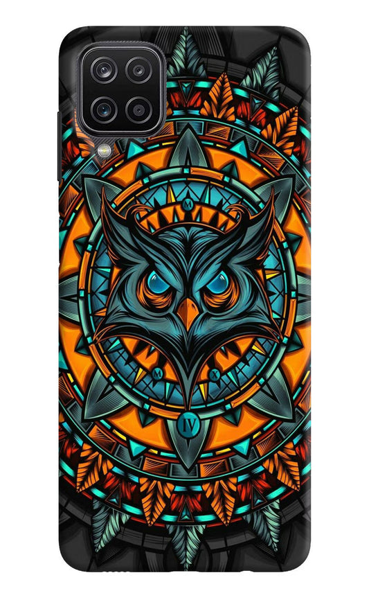 Angry Owl Art Samsung M12/F12 Hard Case Back Cover by Casekaro