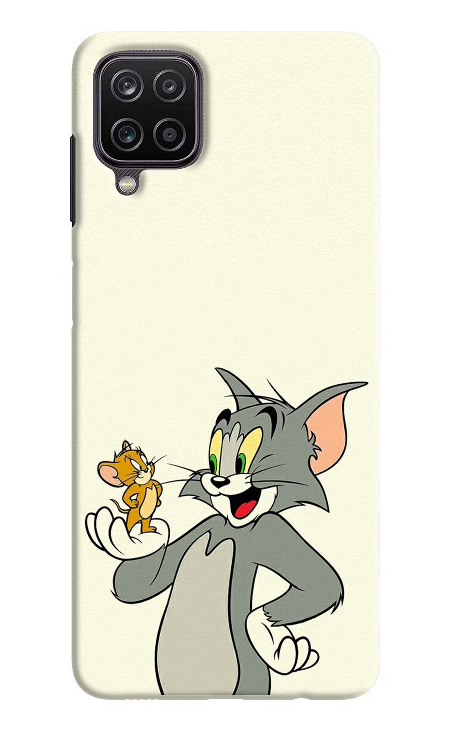 Tom & Jerry Samsung M12/F12 Back Cover, Hard case